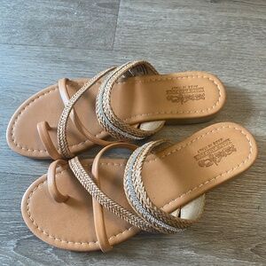 Coach Manarola Natural Sandals